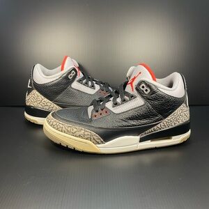 Jordan 3 Black Cement (2018) Size 8.5